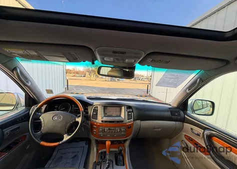 2005 Lexus Lx 470 z USA, uszkodzony, nr VIN JTJHT00W354000778